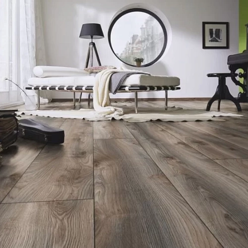 ДУБ СЕРЫЙ МАКРО ЛАМИНАТ  KRONOTEX  MAMMUT PLUS ламинат для пола